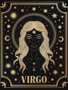 Diamantmaleri - Stjernetegn - Jomfruen