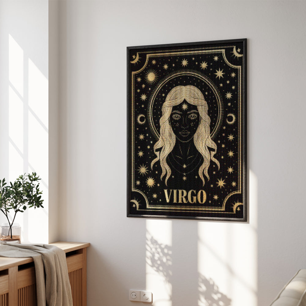 Diamantmaleri - Stjernetegn - Jomfruen