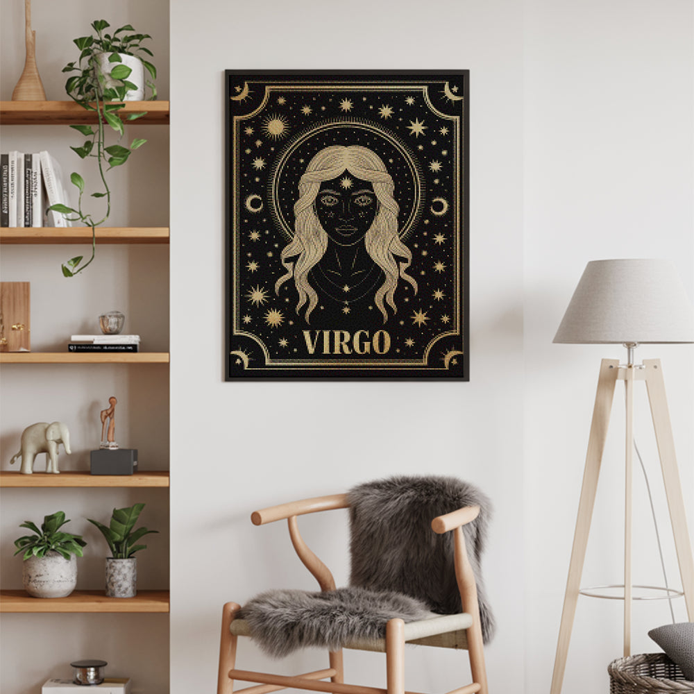 Diamantmaleri - Stjernetegn - Jomfruen