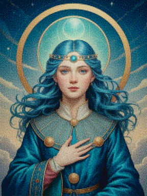 Diamantmaleri - Stjernetegn - Jomfruen