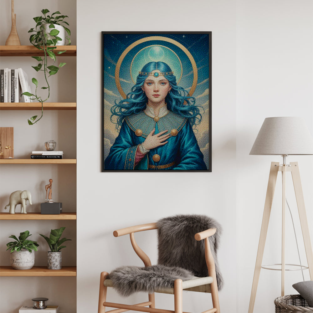 Diamantmaleri - Stjernetegn - Jomfruen