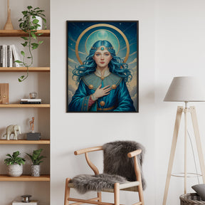 Diamantmaleri - Stjernetegn - Jomfruen