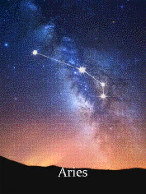 Diamantmaleri - Stjernetegn - Vædderen