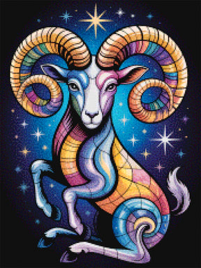 Diamantmaleri - Stjernetegn - Vædderen