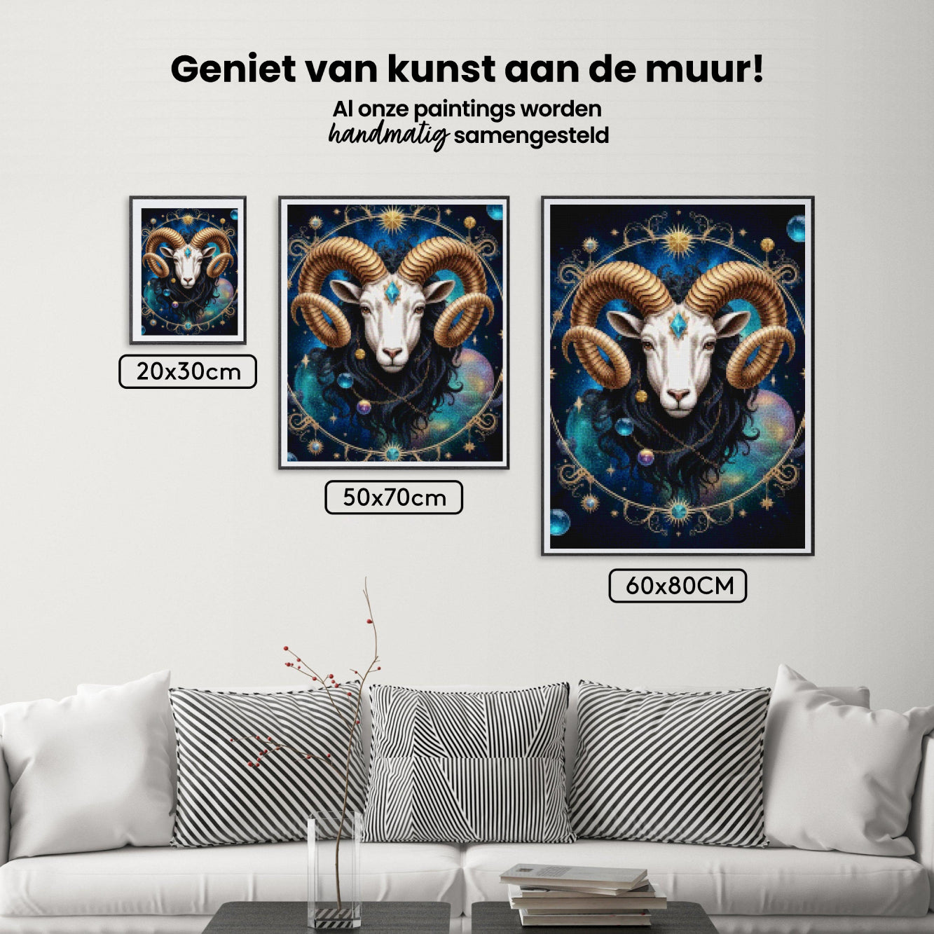 Diamantmaleri - Stjernetegn - Vædderen