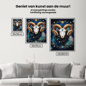 Diamantmaleri - Stjernetegn - Vædderen