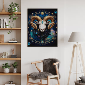 Diamantmaleri - Stjernetegn - Vædderen