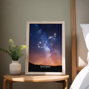 Diamantmaleri - Stjernetegn - Skorpionen