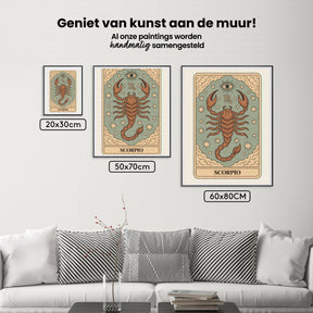 Diamantmaleri - Stjernetegn - Skorpionen