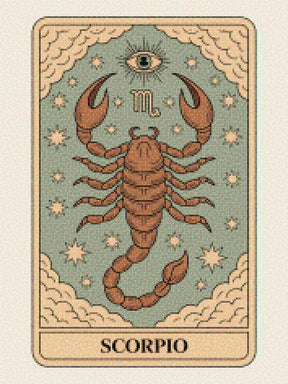 Diamantmaleri - Stjernetegn - Skorpionen