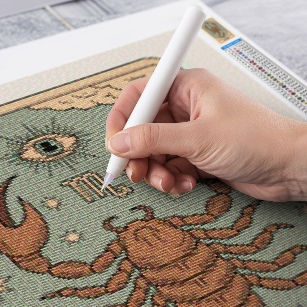 Diamantmaleri - Stjernetegn - Skorpionen