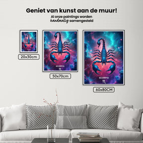 Diamantmaleri - Stjernetegn - Skorpionen