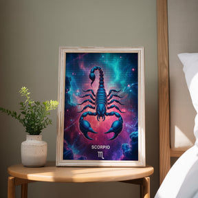 Diamantmaleri - Stjernetegn - Skorpionen