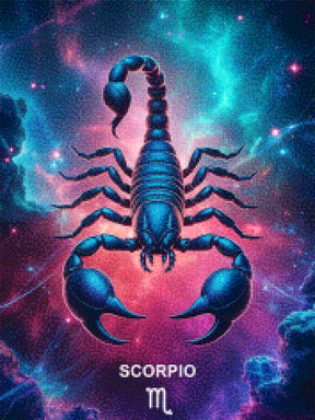 Diamantmaleri - Stjernetegn - Skorpionen