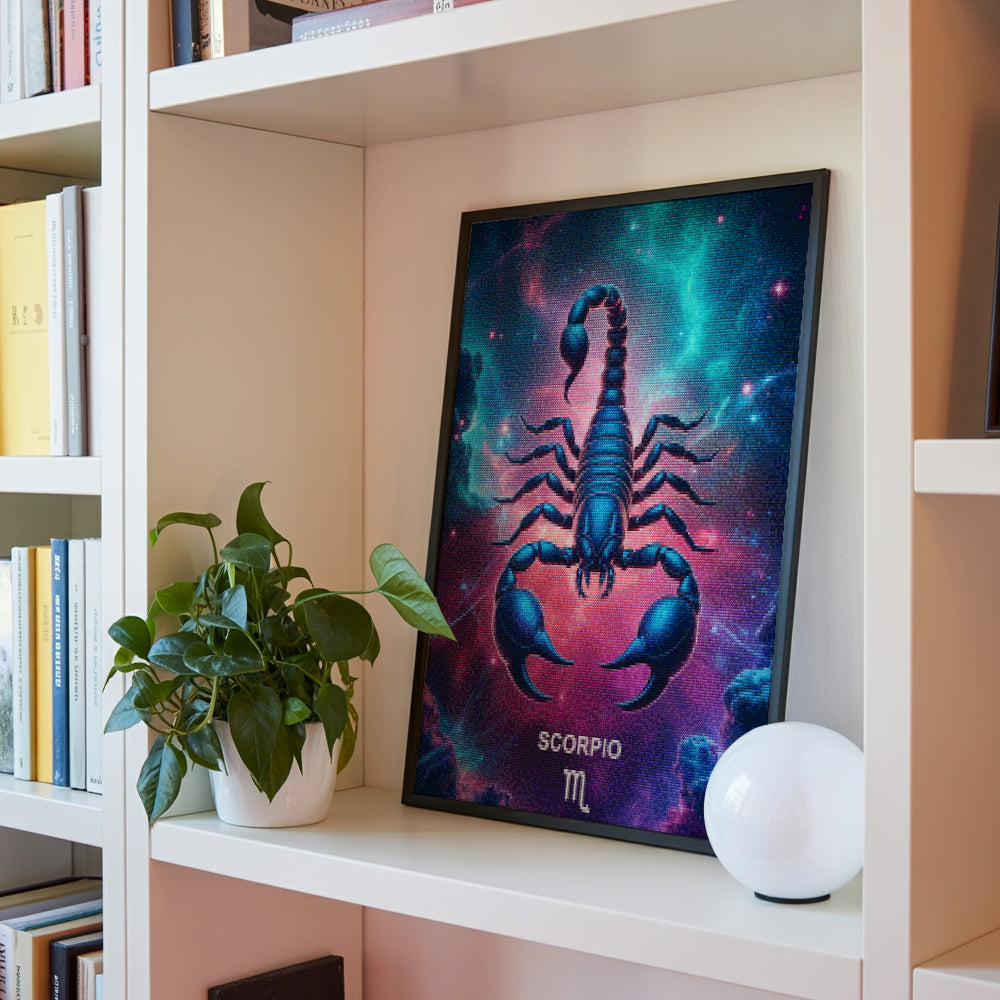 Diamantmaleri - Stjernetegn - Skorpionen