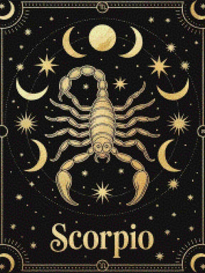 Diamantmaleri - Stjernetegn - Skorpionen