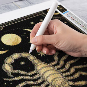 Diamantmaleri - Stjernetegn - Skorpionen