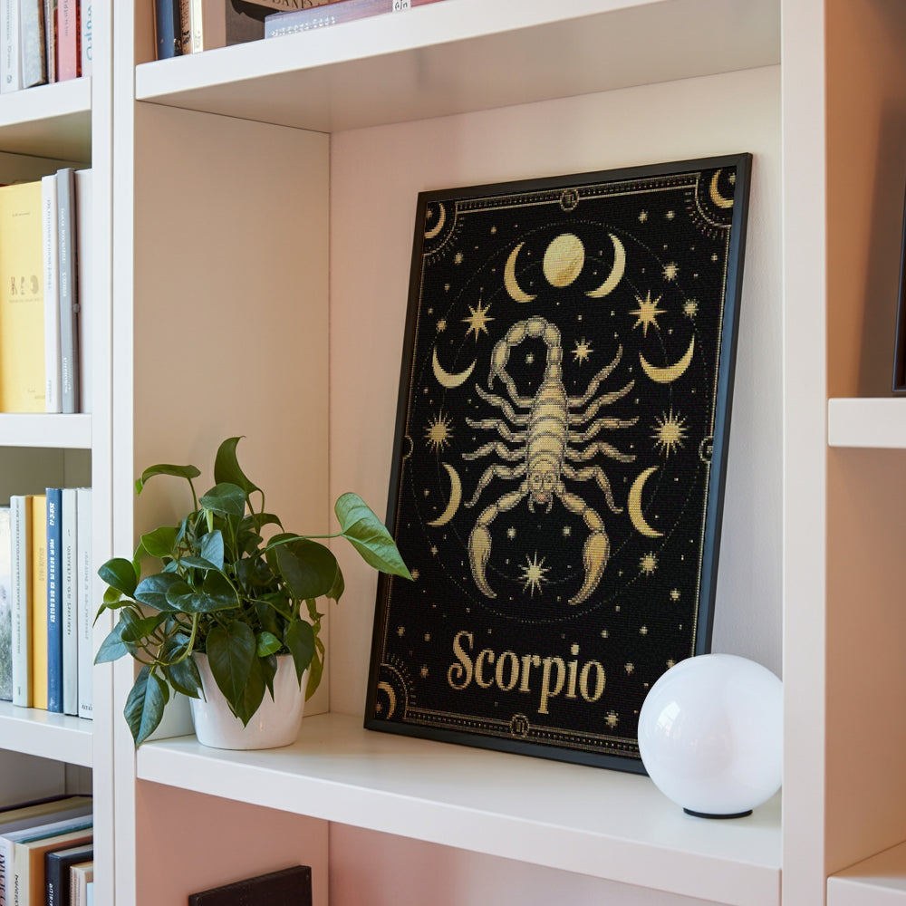 Diamantmaleri - Stjernetegn - Skorpionen