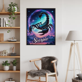 Diamantmaleri - Stjernetegn - Skorpionen
