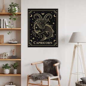 Diamantmaleri - Stjernetegn - Stenbukken