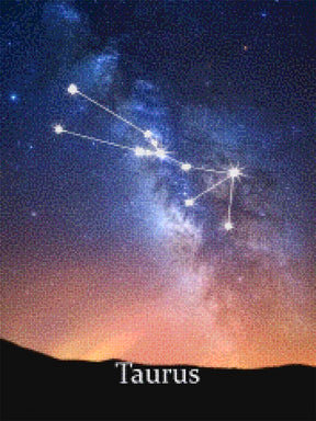 Diamantmaleri - Stjernetegn - Tyren