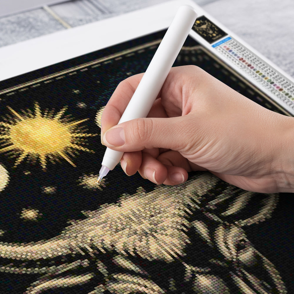 Diamantmaleri - Stjernetegn - Tyren