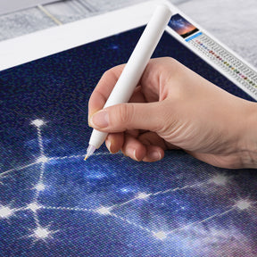 Diamantmaleri - Stjernetegn - Tvillingerne