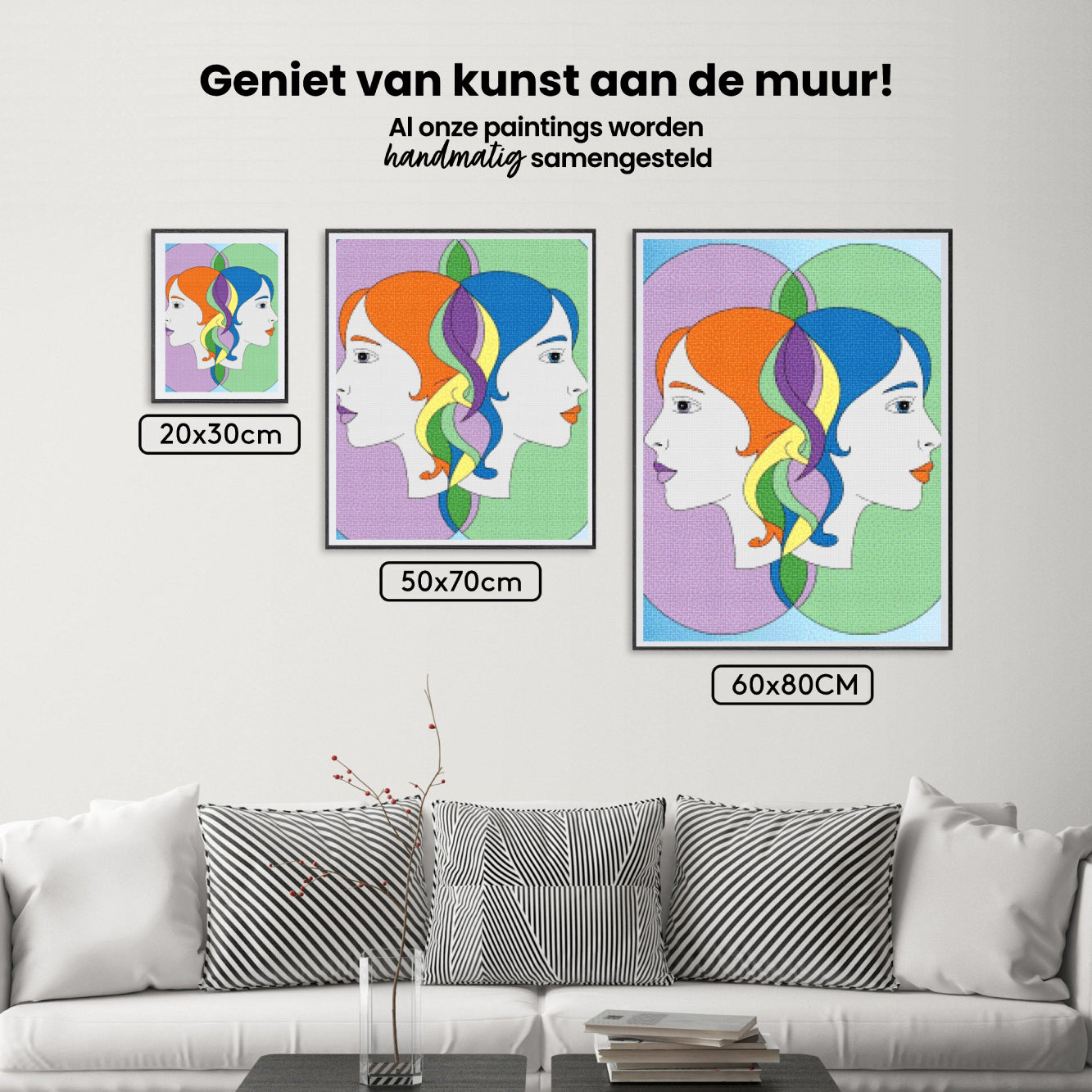 Diamantmaleri - Stjernetegn - Tvillingerne