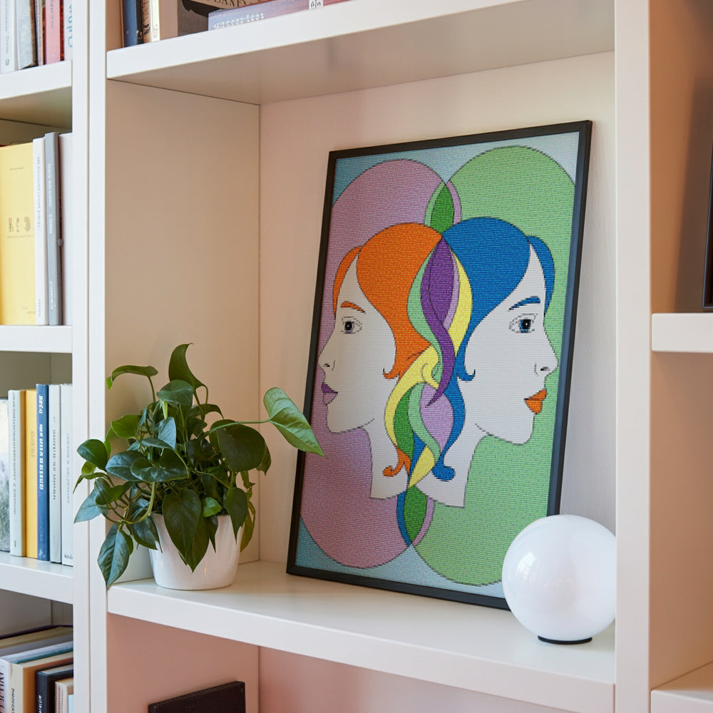 Diamantmaleri - Stjernetegn - Tvillingerne