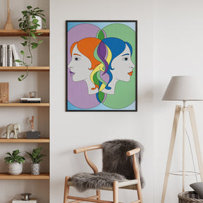 Diamantmaleri - Stjernetegn - Tvillingerne