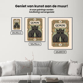 Diamantmaleri - Stjernetegn - Tvillingerne