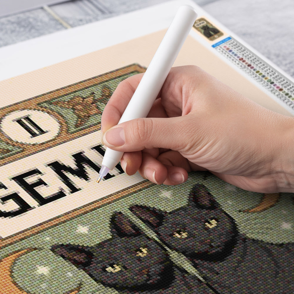 Diamantmaleri - Stjernetegn - Tvillingerne