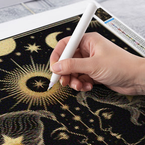 Diamantmaleri - Stjernetegn - Tvillingerne