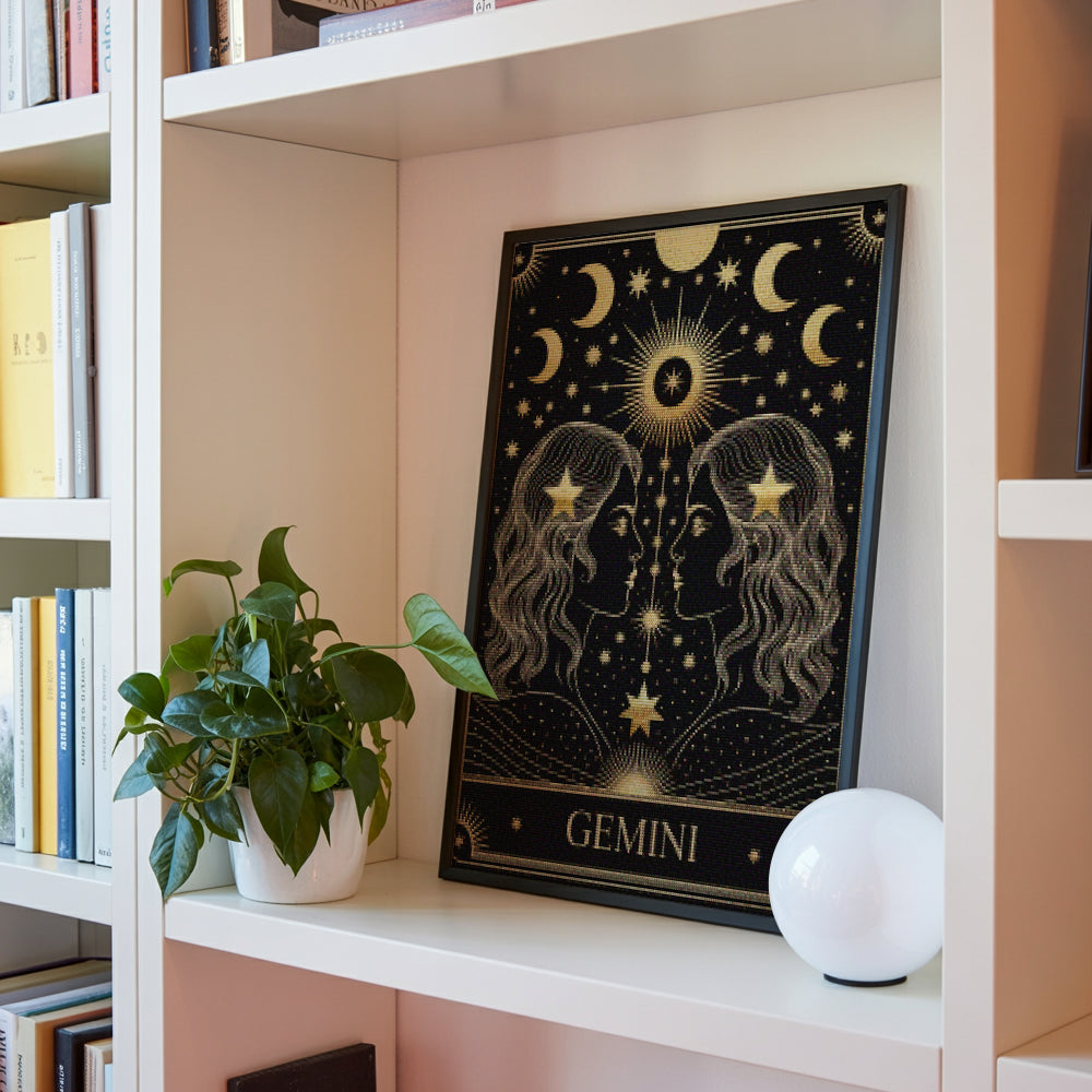 Diamantmaleri - Stjernetegn - Tvillingerne