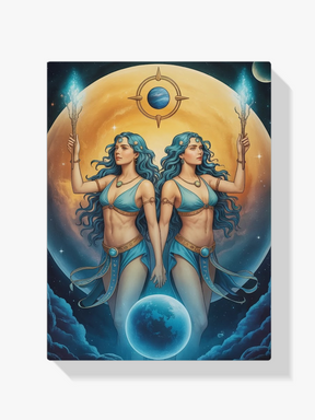 Diamantmaleri - Stjernetegn - Tvillingerne