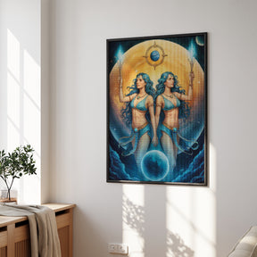 Diamantmaleri - Stjernetegn - Tvillingerne