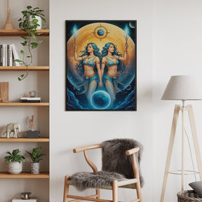 Diamantmaleri - Stjernetegn - Tvillingerne