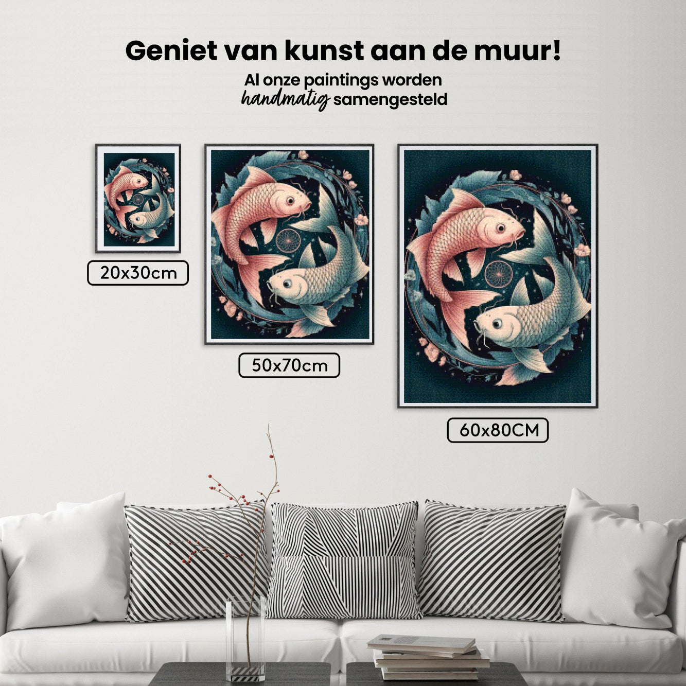 Diamantmaleri - Stjernetegn - Fiskene