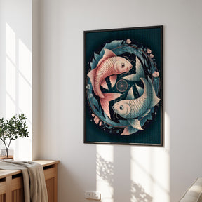 Diamantmaleri - Stjernetegn - Fiskene