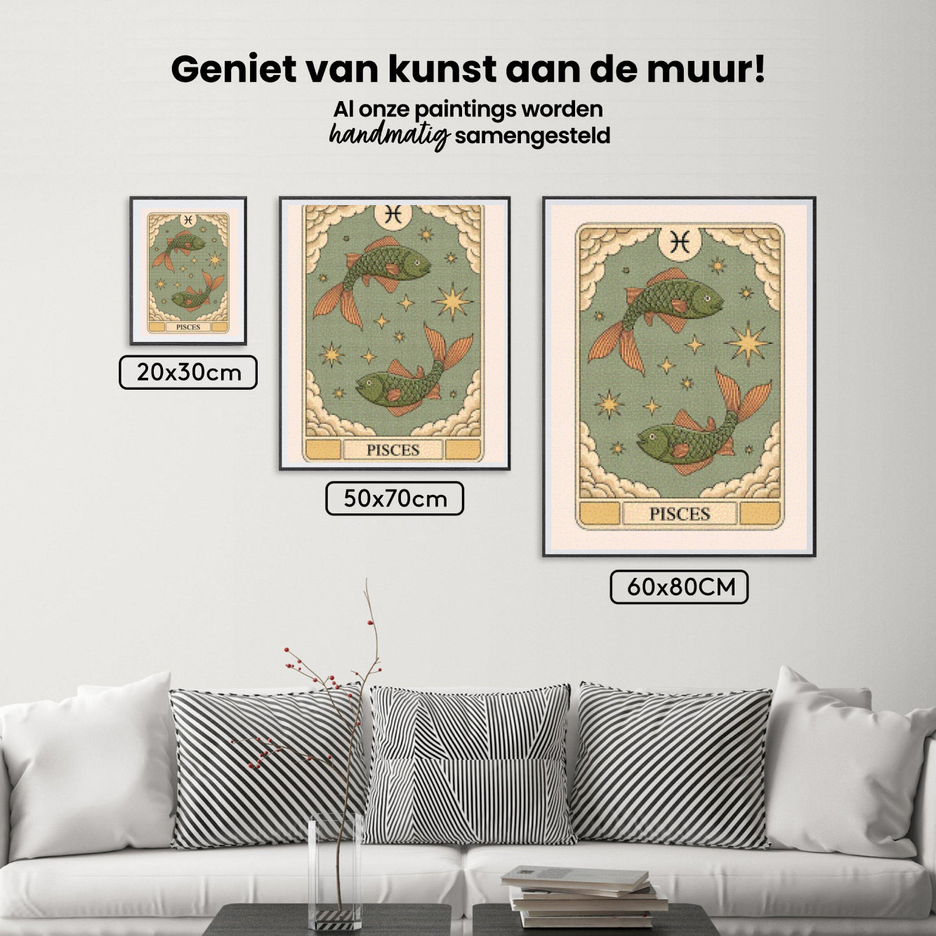 Diamantmaleri - Stjernetegn - Fiskene