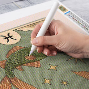 Diamantmaleri - Stjernetegn - Fiskene