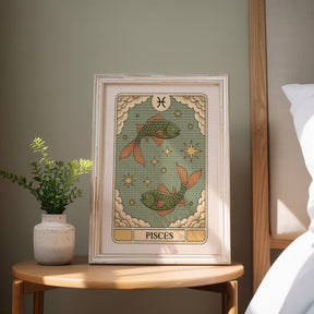 Diamantmaleri - Stjernetegn - Fiskene