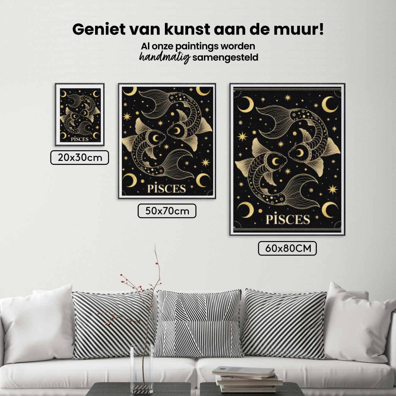 Diamantmaleri - Stjernetegn - Fiskene