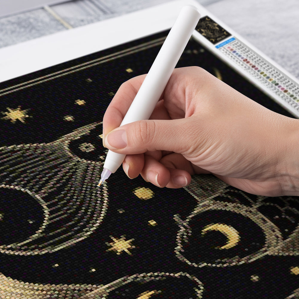 Diamantmaleri - Stjernetegn - Fiskene