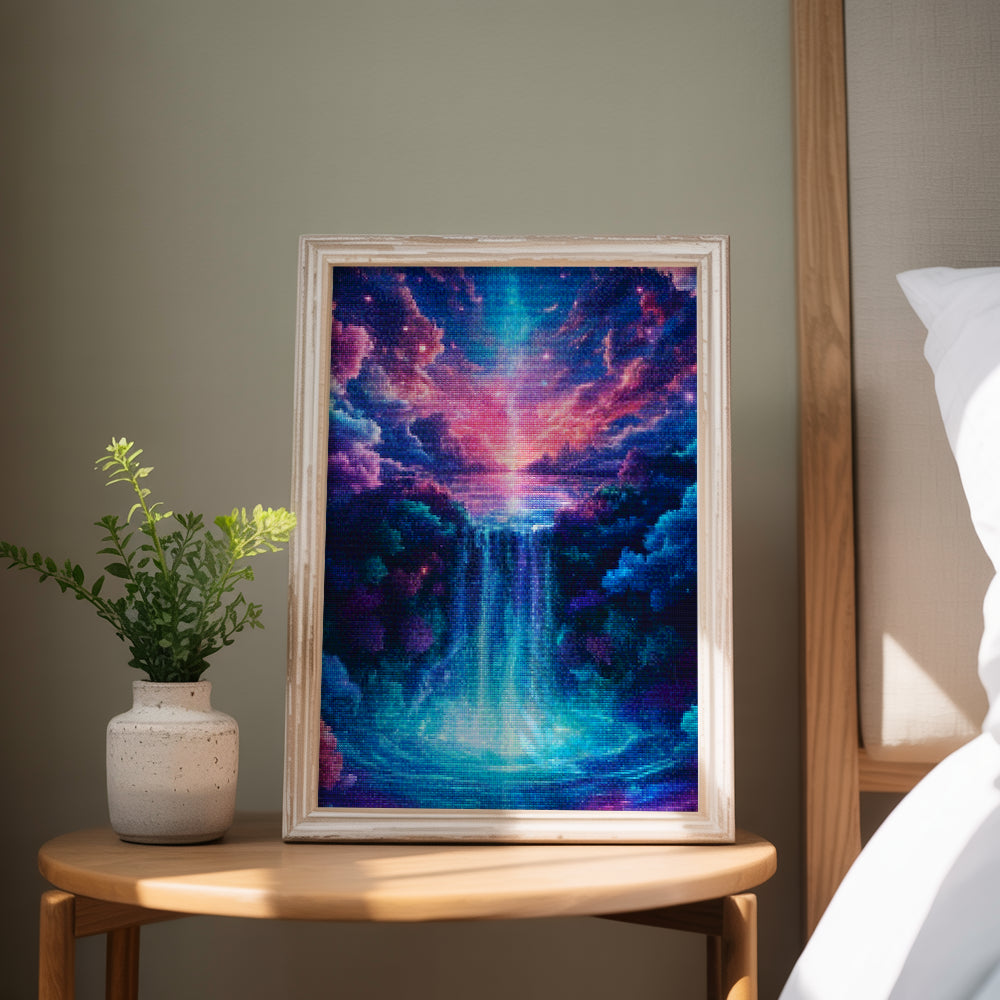 Diamantmaleri - Stjernetegn - Vandmanden