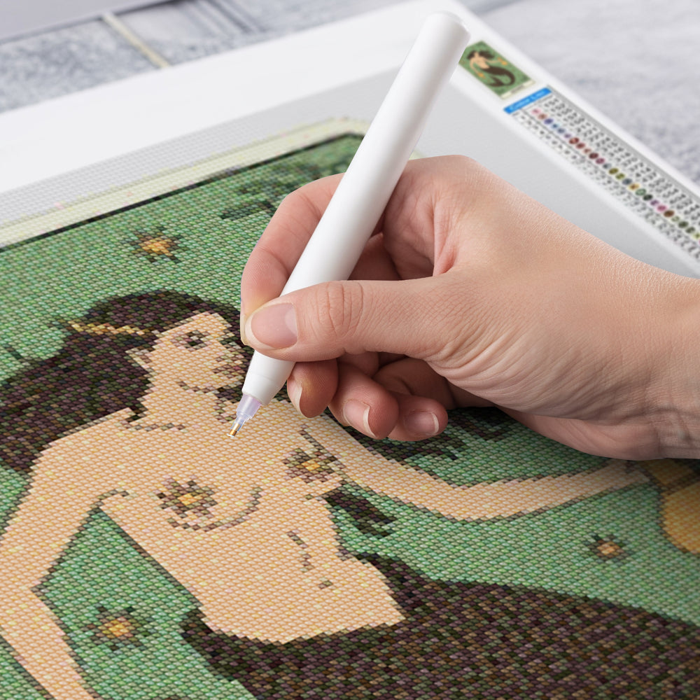 Diamantmaleri - Stjernetegn - Vandmanden