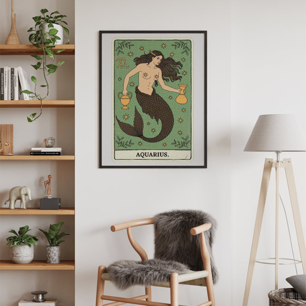 Diamantmaleri - Stjernetegn - Vandmanden