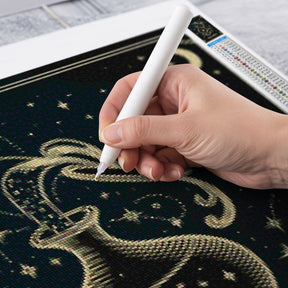 Diamantmaleri - Stjernetegn - Vandmanden