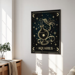 Diamantmaleri - Stjernetegn - Vandmanden