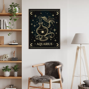 Diamantmaleri - Stjernetegn - Vandmanden